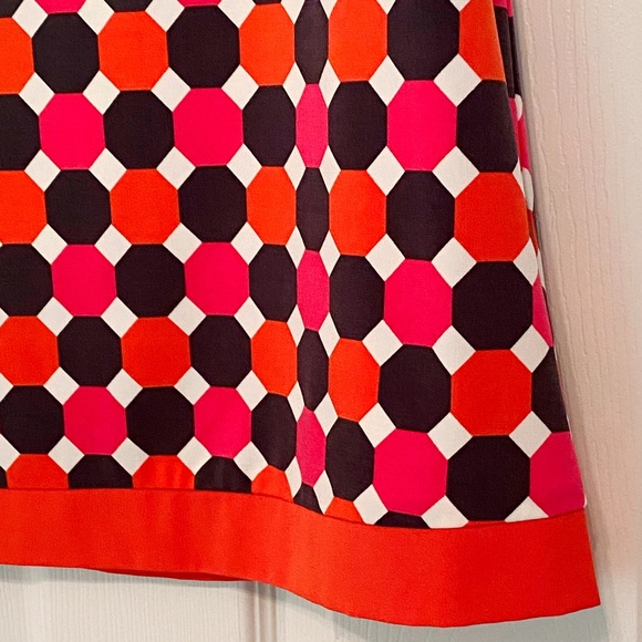 EUC LIKE NEW Eliza J Octogan Print Dress 12 - Picture 5 of 10